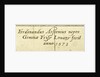 Astrolabe: signature beneath shadow square by Ferdinand Arscenius