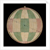 Astrolabe: plate with rojas projection by Nicolas Bion
