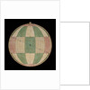 Astrolabe: plate with rojas projection by Nicolas Bion