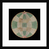 Astrolabe: plate with frisius projection by Nicolas Bion