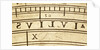 Astrolabe: detail of inscription 'julius' in reverse by unknown