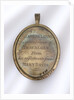 Locket; reverse by unknown