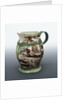Baluster jug with a relief medallion below a plain lip inscribed 'ADMIRAL RODNEY' by unknown