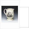 Jug with a portrait of Admiral Sir George Brydges Rodney (1719-1792) by John Aynsley & Sons Ltd.