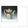 Teapot with a portrait of Admiral Sir George Brydges Rodney (1719-1792) by unknown