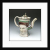 Teapot with a portrait of Admiral Sir George Brydges Rodney (1719-1792) by unknown