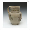 Earthenware jug commemorating Admiral of the Fleet Richard Howe (1726-1799) by unknown