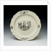 Plate with a portrait of Admiral Sir George Brydges Rodney (1719-1792) by Unknown