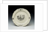 Plate with a portrait of Admiral Sir George Brydges Rodney (1719-1792) by Unknown