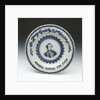 English delftware plate by unknown