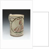 Creamware wedding tankard by unknown