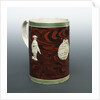 Mug with a portrait of Admiral Sir George Brydges Rodney (1719-1792) by unknown
