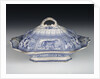 Tureen and cover in 'Arctic Scenery' pattern by unknown