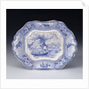 Tureen in 'Arctic Scenery' pattern by unknown
