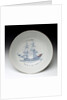 Delftware ship bowl by unknown