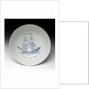 Delftware ship bowl by unknown