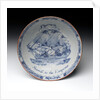 Delftware ship bowl by Unknown