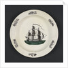 Creamware plate by unknown