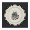 Creamware plate by unknown