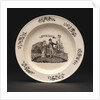 Creamware plate by Worthington