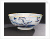 Delftware punch bowl by unknown