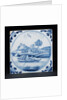 English delftware tile by unknown