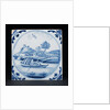 English delftware tile by unknown
