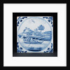 English delftware tile by unknown