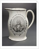 Horatio Nelson creamware jug by unknown