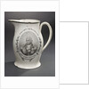 Horatio Nelson creamware jug by unknown