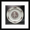 Creamware plate by unknown