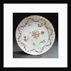 Saucer, part of a tea service reputedly belonging to Vice-Admiral Horatio Nelson (1758-1805) by Richard Champion