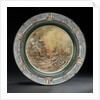 Creamware plate by Royal Doulton