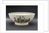 Creamware punch bowl by unknown