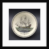 Creamware punch bowl by unknown