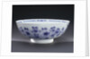Delftware ship bowl by unknown