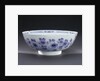 Delftware ship bowl by unknown