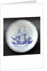 Delftware ship bowl by unknown