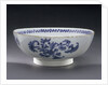 English delftware punch bowl by Unknown