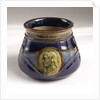 Sugar bowl commemorating the Trafalgar centenary by Doulton & Co. Ltd.
