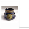 Sugar bowl commemorating the Trafalgar centenary by Doulton & Co. Ltd.