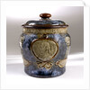 Trafalgar centenary commemorative tobacco jar and lid by Doulton & Co. Ltd.