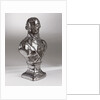Brown earthenware bust with a silver lustre glaze depicting Vice-Admiral Horatio Nelson (1758-1805) by Doulton & Co. Ltd.