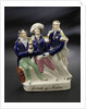Staffordshire figure group representing the death of Nelson by unknown