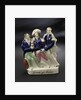 Staffordshire figure group representing the death of Nelson by unknown
