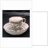 Porcelain cup and saucer by Worthington