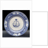 Earthenware mess plate by Bovey Tracey Pottery Company