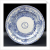 Earthenware mess plate by unknown