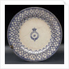 Earthenware mess plate by unknown