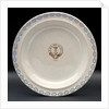 Earthenware mess plate by unknown